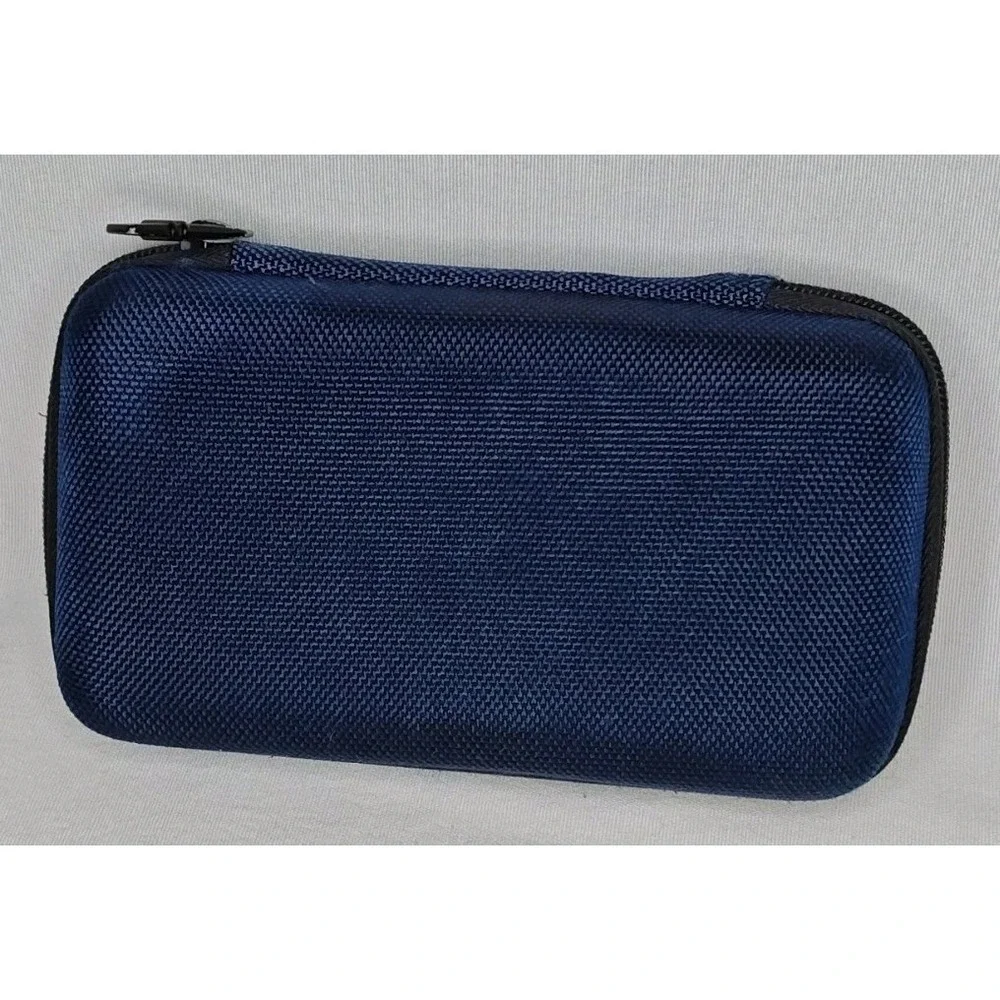 TUMI for Delta Hard Case Shell‎ Toiletry Cosmetic Travel Kit Blue Hard Case Only
